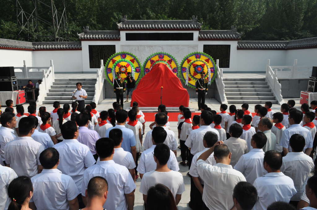 济源市举行于思礼英雄纪念广场落成仪式