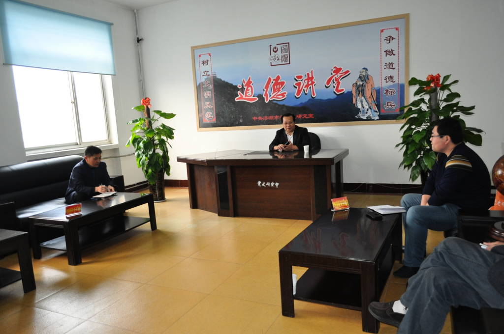 市文明办张福伟副主任现场指导文明单位创建工作